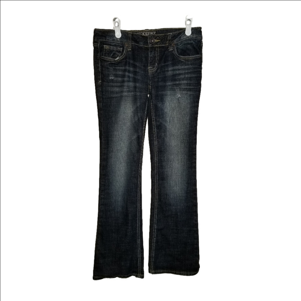 Refuge Runway Everyday Bootcut Distressed Flare Leg Jeans Label Reads Size 25